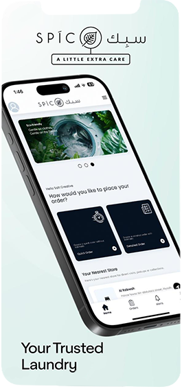SPIC-Laundry-APP-Screen1